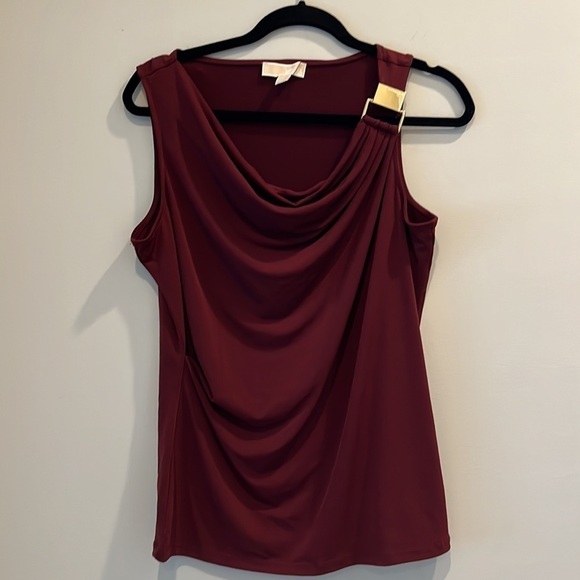 MICHAEL Michael Kors Tops - Michael by Michael Kors sleeve less blouse.  Size Small. Burgundy